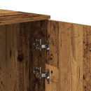 opbevaringsskab 40x45x103,5 cm konstrueret træ antikt træ