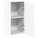 opbevaringsskab 50x45x103,5 cm konstrueret træ hvid