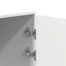 opbevaringsskab 50x45x103,5 cm konstrueret træ hvid