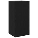 opbevaringsskab sort 50x45x103,5 cm konstrueret træ