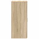 opbevaringsskab 50x45x103,5 cm konstrueret træ sonoma-eg