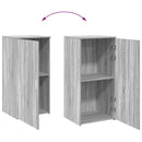 opbevaringsskab 50x45x103,5 cm konstrueret træ grå sonoma-eg