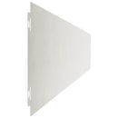Plænekant 10 stk. 15 x 103 cm Rustfrit stål Sølv