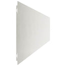Plænekant 10 stk. 20 x 103 cm Rustfrit stål Sølv