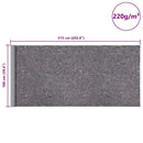 skridsikre malerfleeces 2 stk 5 m 220 g/m² grå