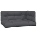 hjørnemodul til pallesofa med hynder massivt akacietræ