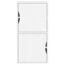 sideskab ODDA 40x24x79 cm massivt fyrretræ hvid