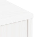 sideskab ODDA 40x24x79 cm massivt fyrretræ hvid
