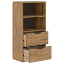 sideskab ODDA med skuffer 40x24x79 cm massivt fyrretræ