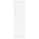 sideskab ODDA med skuffer 40x24x79 cm massivt fyrretræ hvid