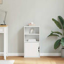 sideskab ODDA 40x24x79 cm massivt fyrretræ hvid