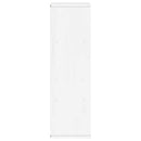 sideskab ODDA med skuffer 40x24x79 cm massivt fyrretræ hvid