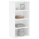 sideskab ODDA 40x24x79 cm massivt fyrretræ hvid