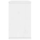 TV-skab ODDA 79x24x40 cm massivt fyrretræ hvid