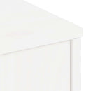 TV-skab ODDA 79x24x40 cm massivt fyrretræ hvid