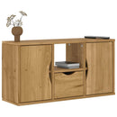 TV-skab ODDA med skuffe 79x24x40 cm massivt fyrretræ