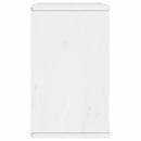 TV-skab ODDA med skuffe 79x24x40 cm massivt fyrretræ hvid