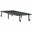 sengeramme uden madras foldbare 75x190 cm stål sort