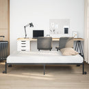 sengeramme uden madras foldbare 90x190 cm stål sort