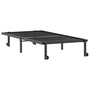 sengeramme uden madras foldbare 90x190 cm stål sort