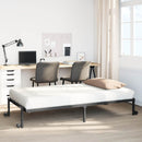 sengeramme uden madras foldbare 90x190 cm stål sort