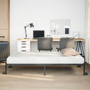 sengeramme uden madras foldbare 90x200 cm stål sort