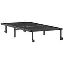 sengeramme uden madras foldbare 90x200 cm stål sort