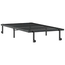 sengeramme uden madras foldbare 100x200 cm stål sort