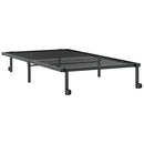 sengeramme uden madras foldbare 100x200 cm stål sort