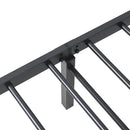 sengeramme uden madras foldbare 107x203 cm stål sort