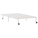 sengeramme uden madras foldbare 107x203 cm stål hvid