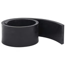 gummikant til sneplov 120x8x1 cm sort
