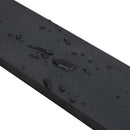gummikant til sneplov 150x10x1 cm sort