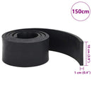 gummikant til sneplov 150x10x1 cm sort