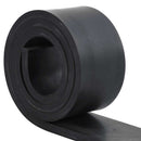 gummikant til sneplov 180x10x1 cm sort