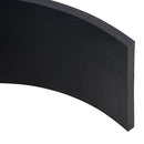 gummikant til sneplov 200x15x1 cm sort