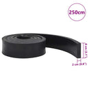gummikant til sneplov 250x8x2 cm sort