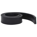 gummikant til sneplov 180x10x2 cm sort