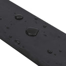gummikant til sneplov 180x10x2 cm sort
