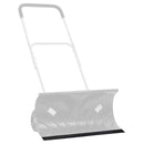 gummikant til sneplov 180x10x2 cm sort