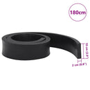 gummikant til sneplov 180x10x2 cm sort