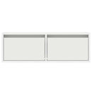 tv-skab med LED-lys 75x35,5x25 cm hvid