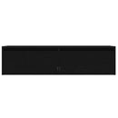 tv-skab med LED-lys 100X35,5x25 cm sort-eg