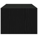 tv-skab med LED-lys 100X35,5x25 cm sort-eg