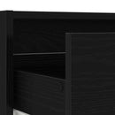 tv-skab med LED-lys 100X35,5x25 cm sort-eg