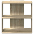 bogreol 60x30x60 cm 3 hylder konstrueret træ sonoma-eg
