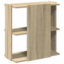 bogreol 60x30x60 cm 3 hylder konstrueret træ sonoma-eg