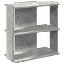 bogreol 60x30x60 cm 3 hylder konstrueret træ betongrå