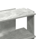bogreol 60x30x60 cm 3 hylder konstrueret træ betongrå