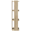 bogreol 3 hylder 60x30x120 cm konstrueret træ sonoma-eg